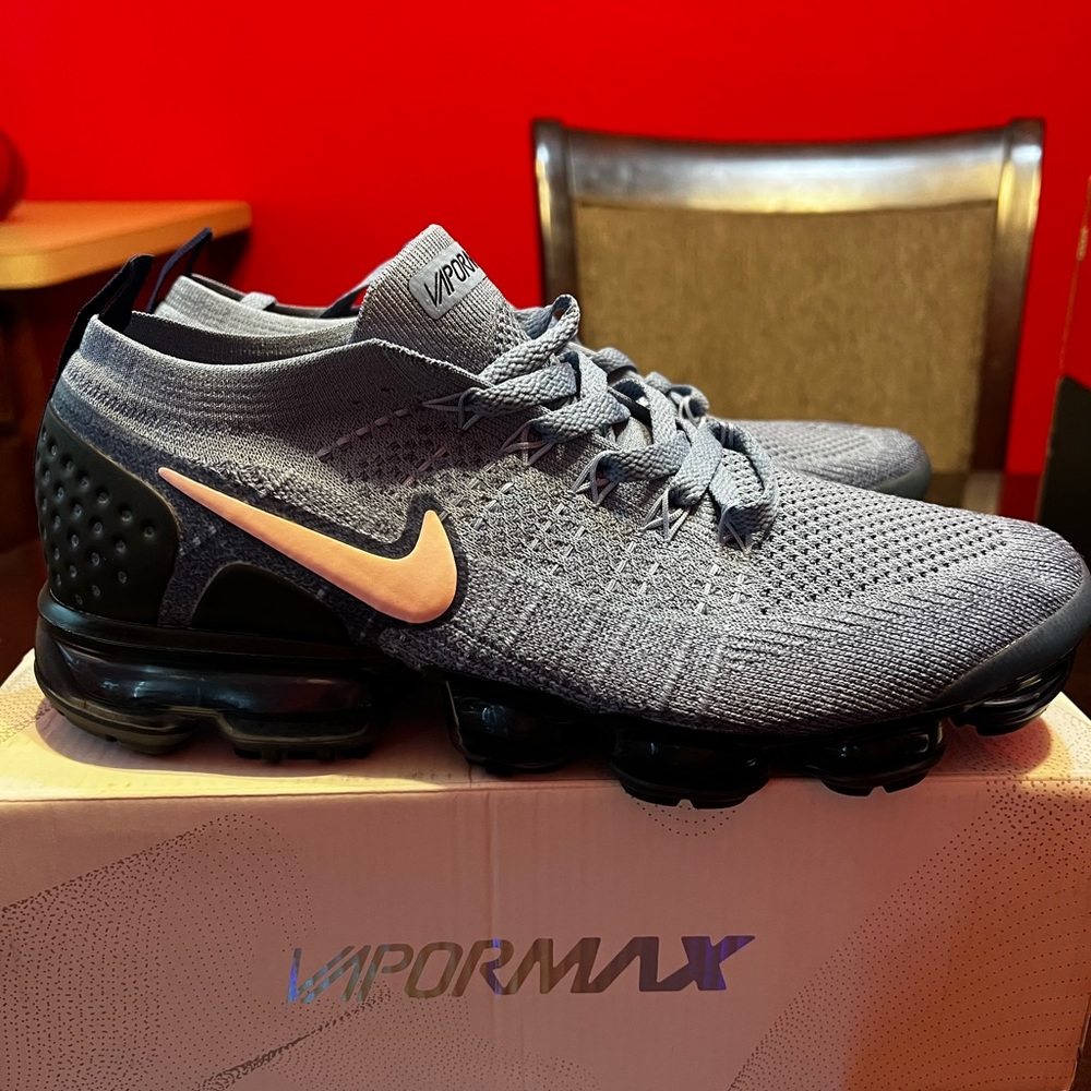 Blue Nike Vapormax Size 10. Worn once